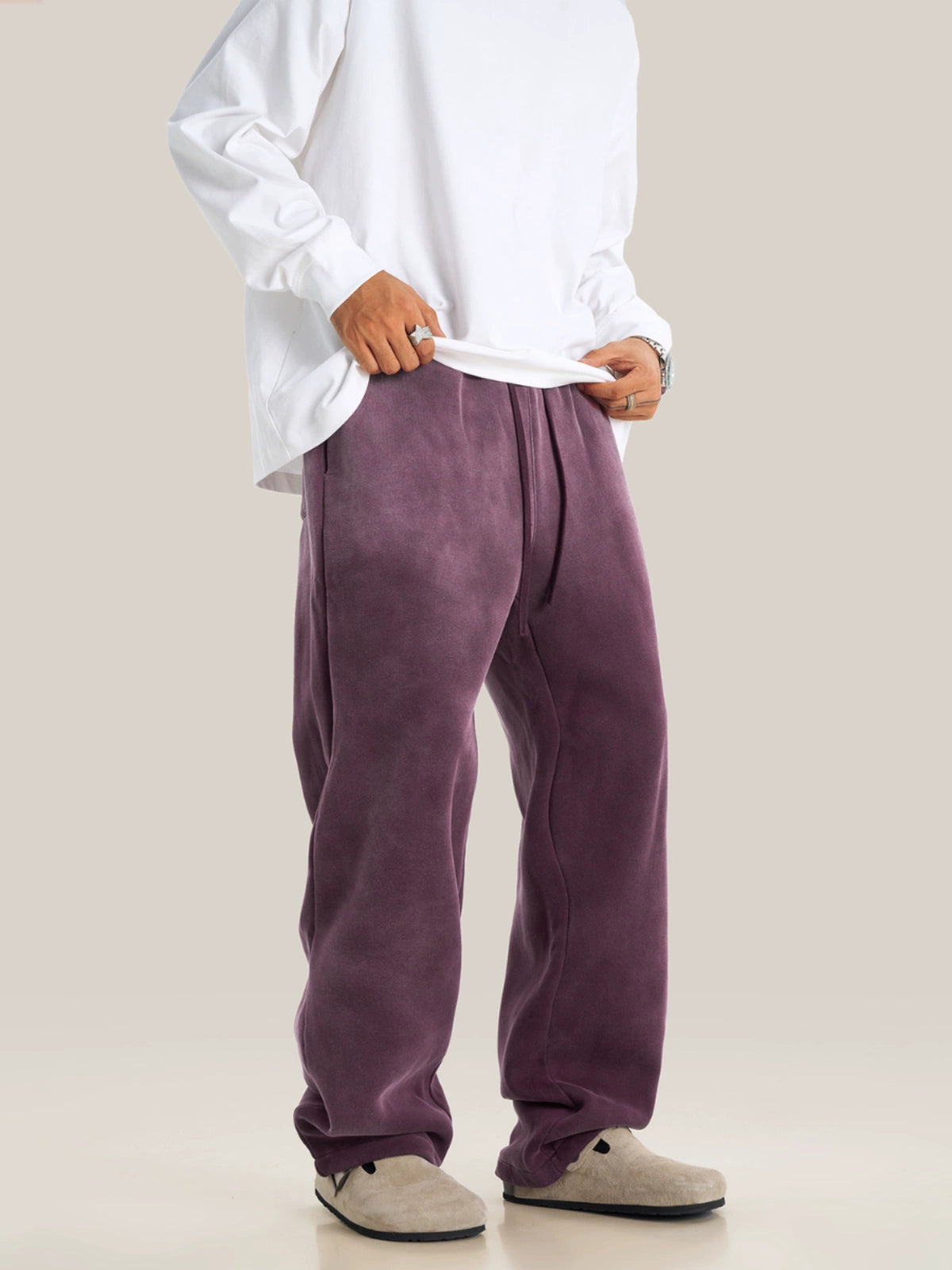 GRADIENT WASHED SWEAT PANTS