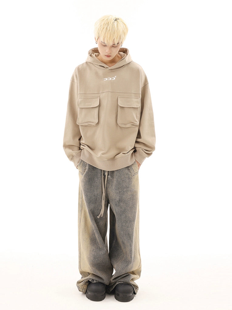 GRADIENT WASHED CARGO DENIM