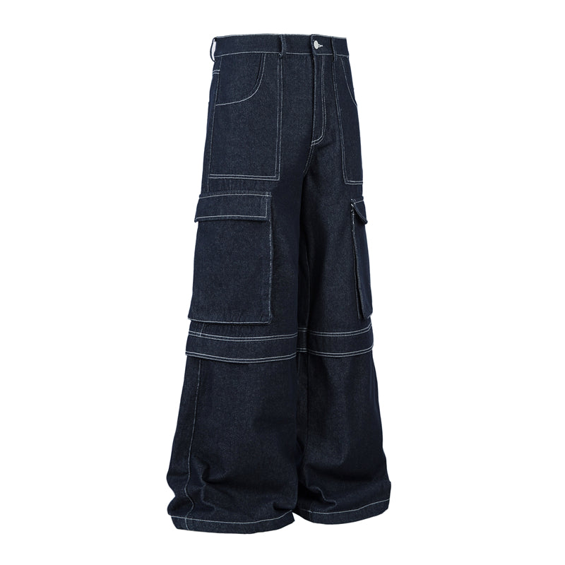 RETRO BOXY DENIM JACKET & PANTS