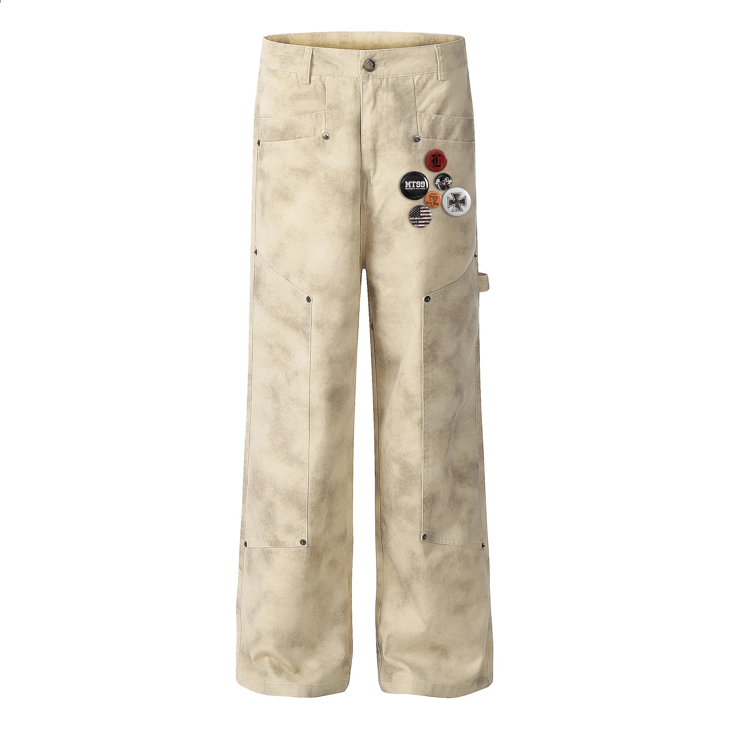 TIEDYE DOUBLE KNEE CARGO PANTS