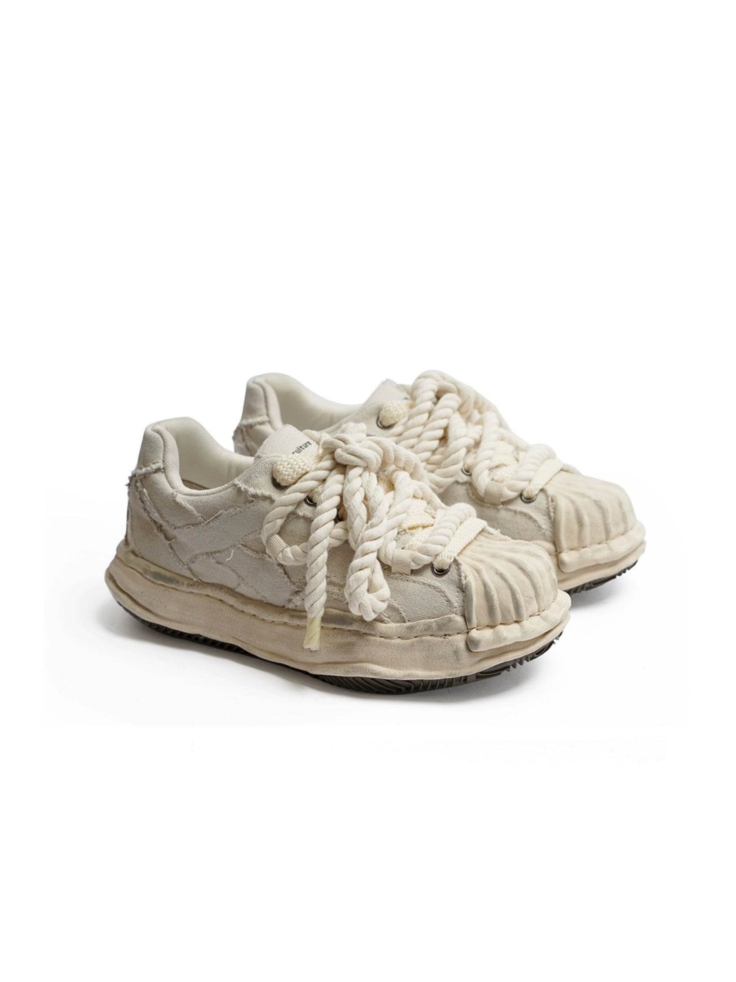 VINTAGE DISTRESSED ROPE SHOES