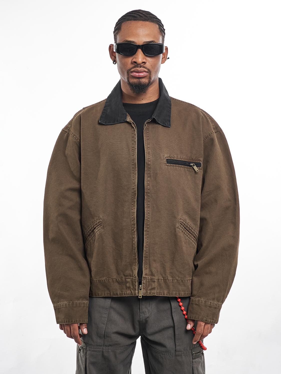 BICOLOR DETRIOIT JACKET
