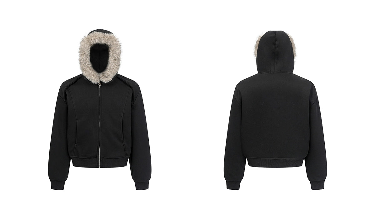 CLEANFIT FUR HOODED ZIP JACKET