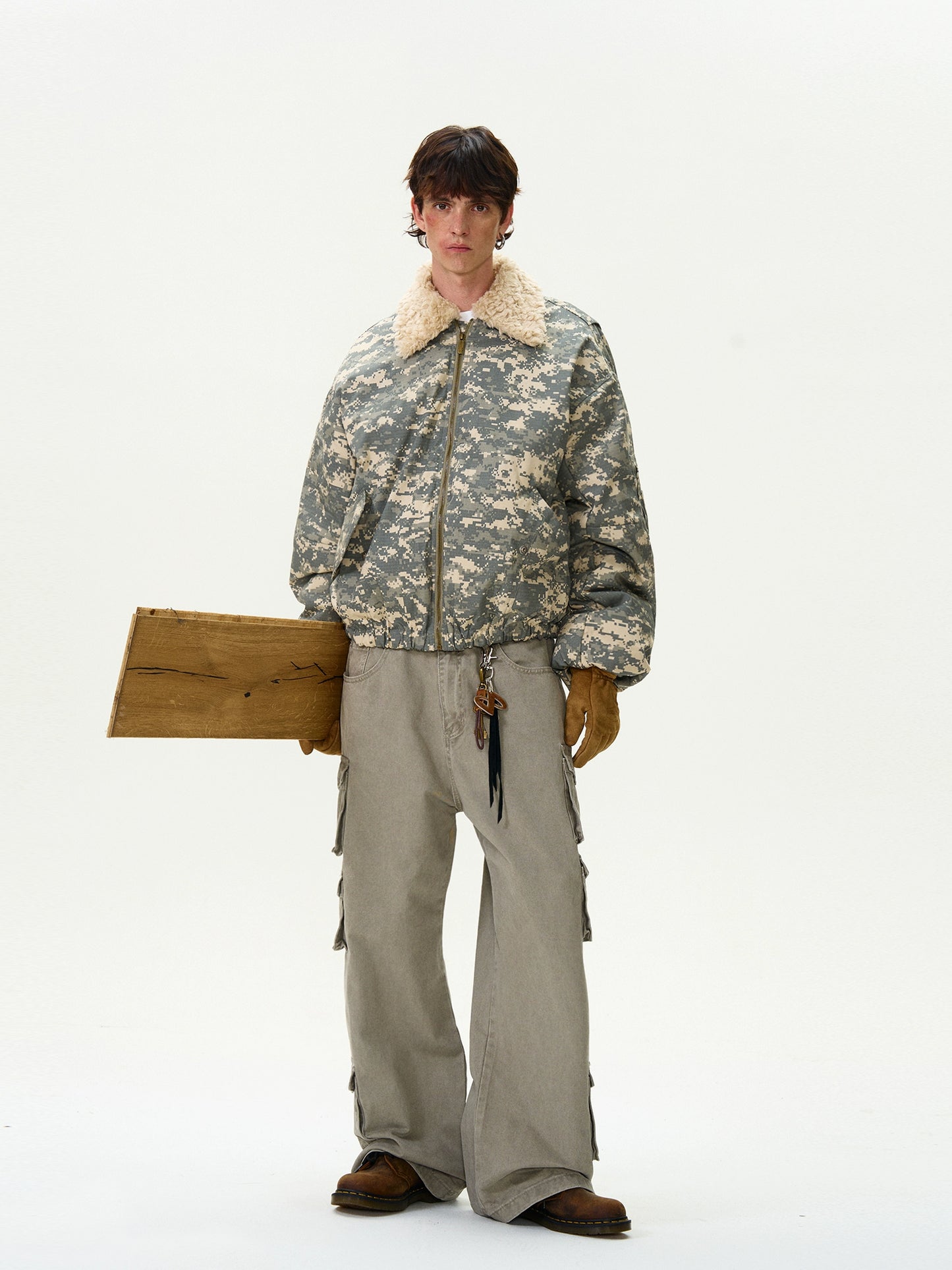 CAMOUFLAGE BOMBER JACKET
