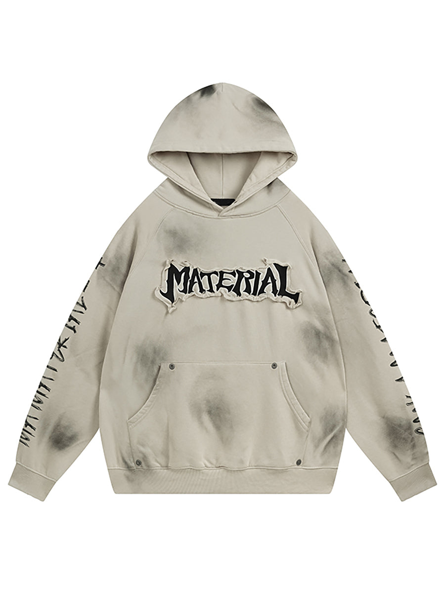 VINTAGE PATCHED LOGO HOODIE