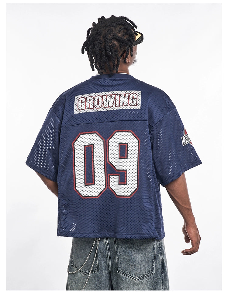 No.09 CROPPED UNIFORM JERSEY