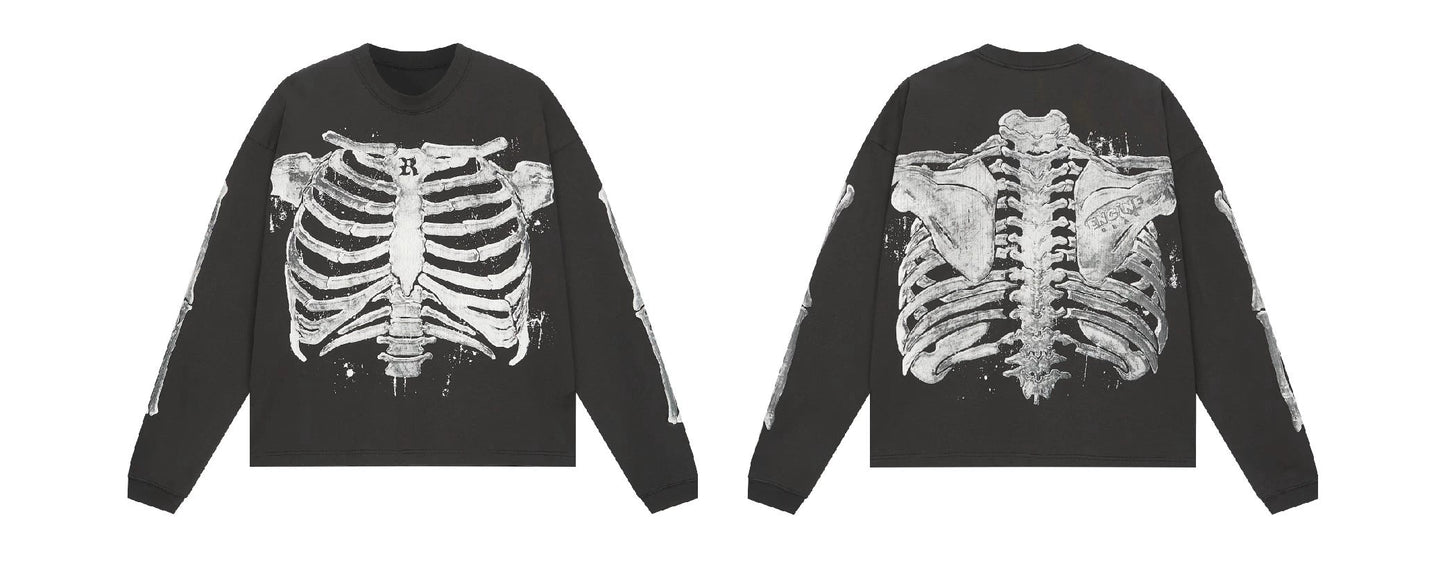 VINTAGE BONE LONG SLEEVE TEE