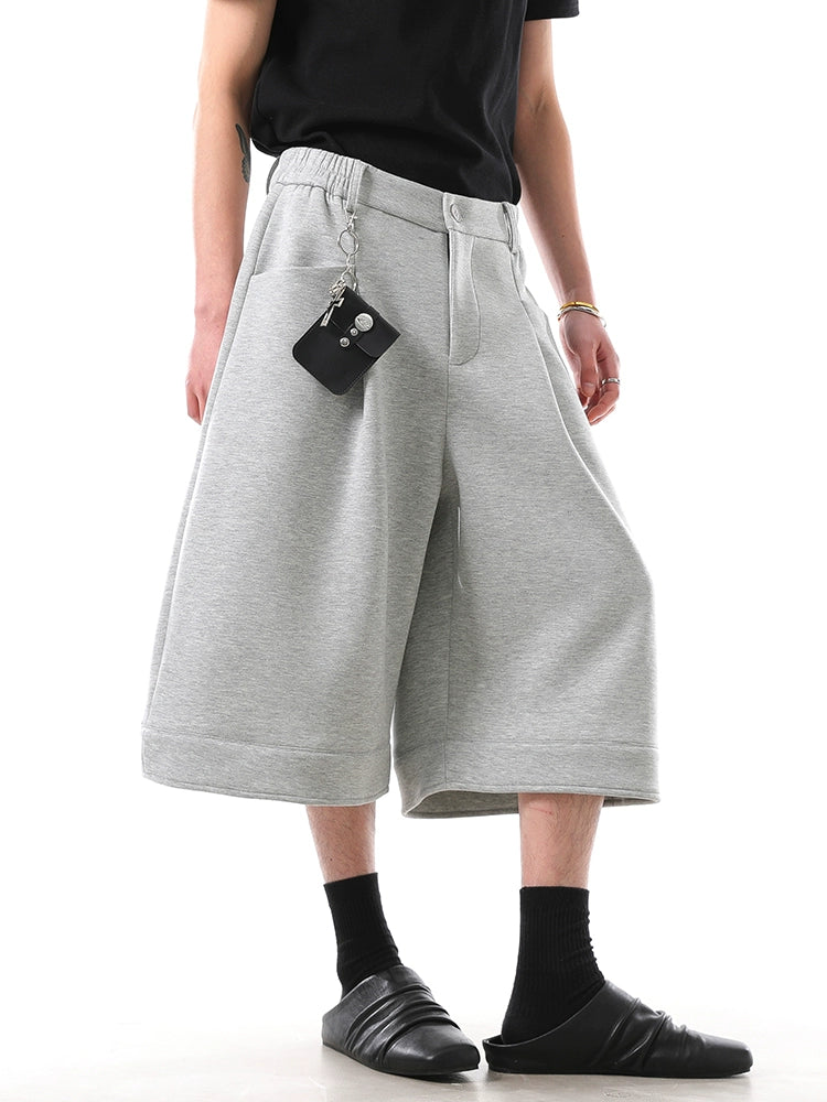 BELT LOOP SWEAT SHORT PANTS