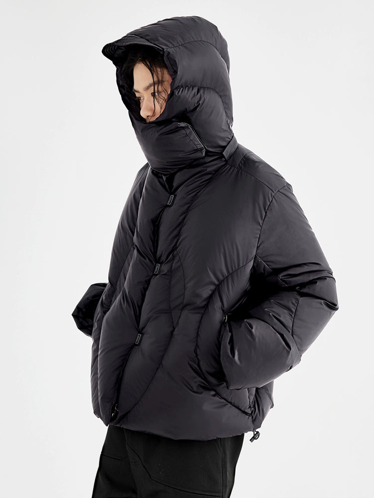 DECONSTRUCTED DETACHABLE PUFFER JACKET
