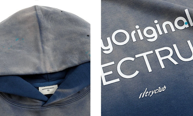 PAINTED GRADIENT WASHED HOODIE