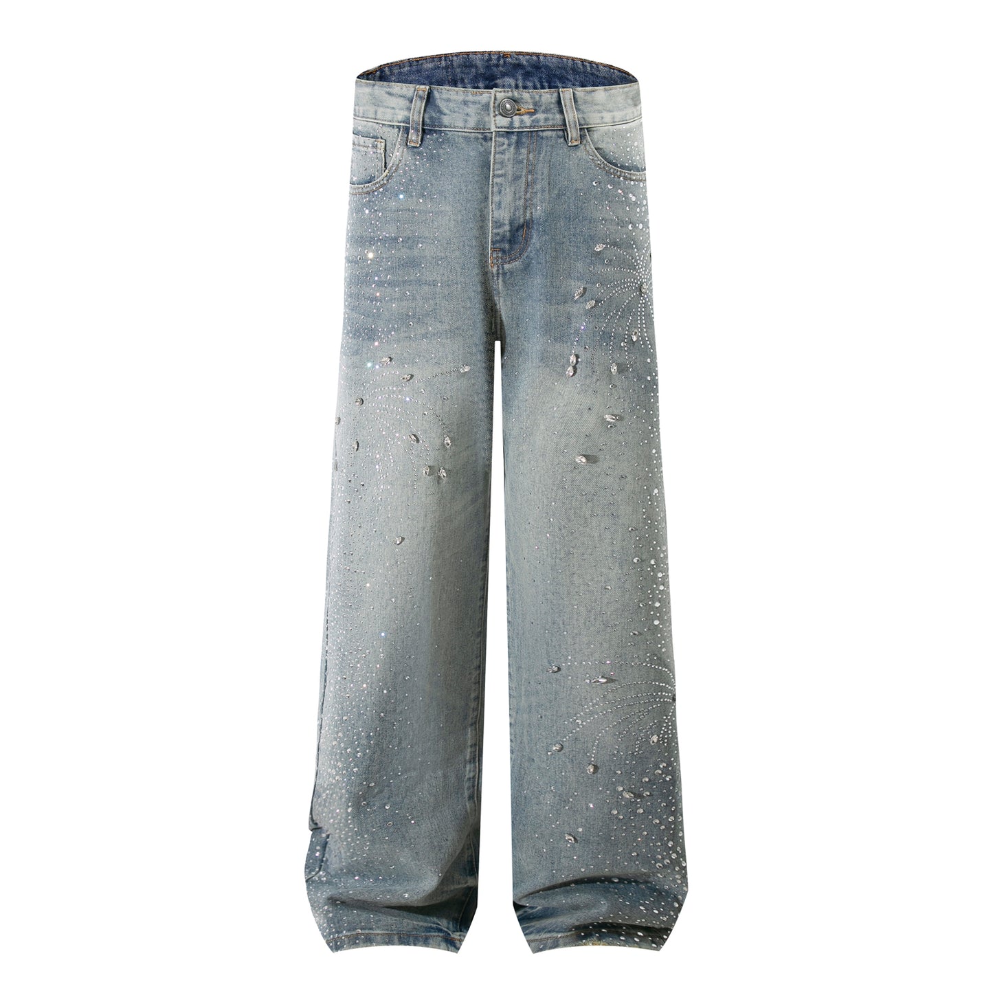 SPARKLERS RHINESTONE DENIM PANTS