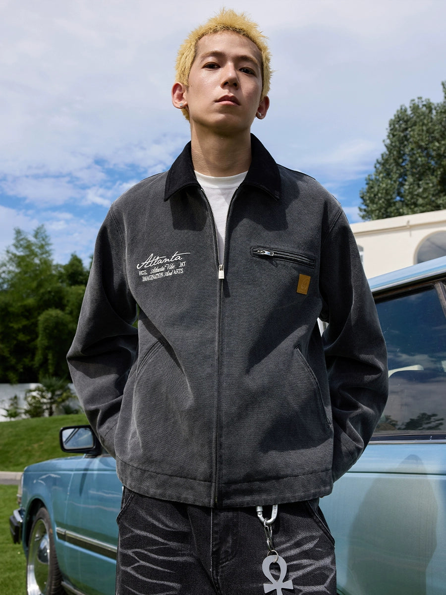 WASHED DETROIT JACKET