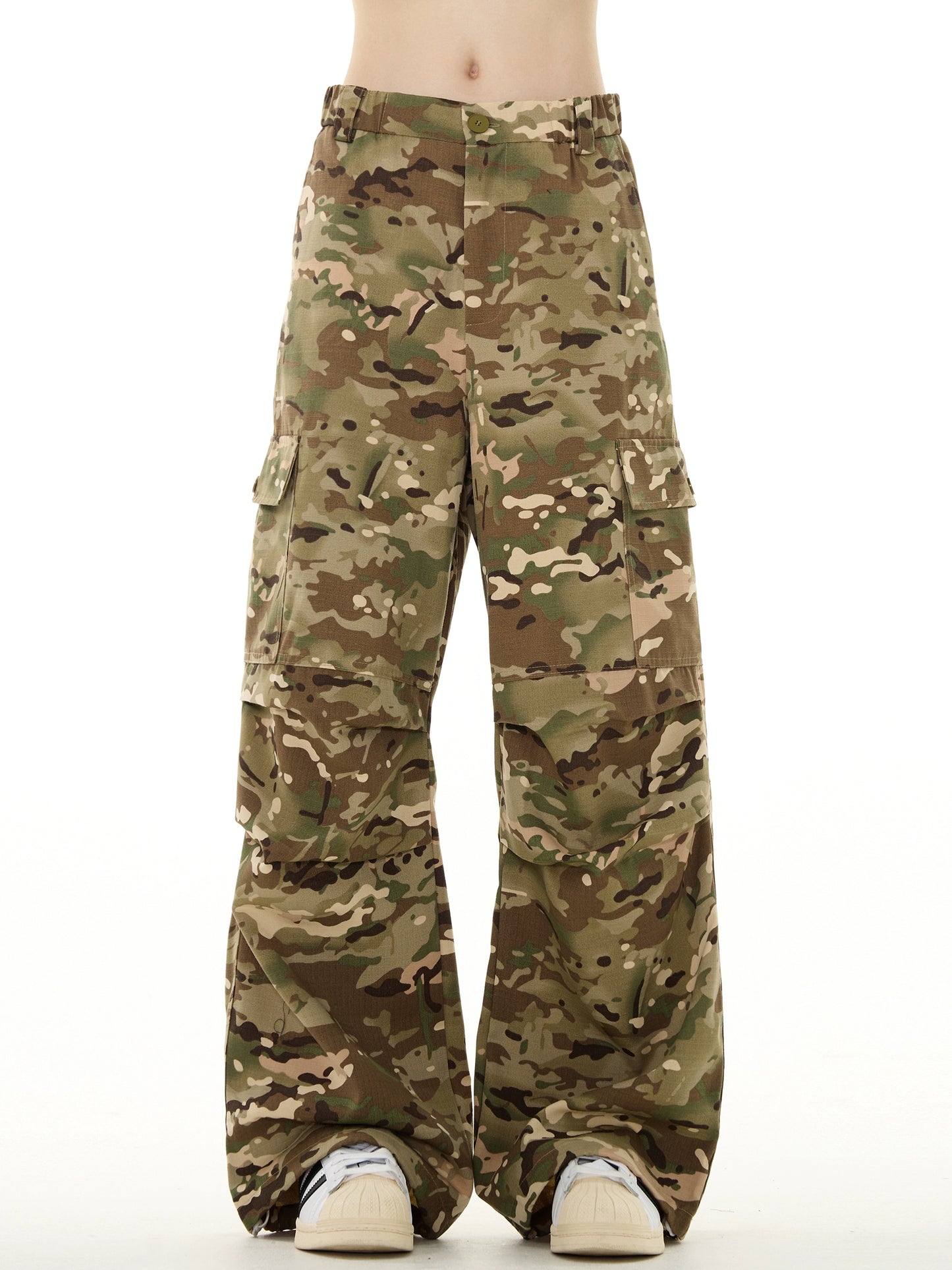 CAMOUFLAGE CASUAL CARGO PANTS