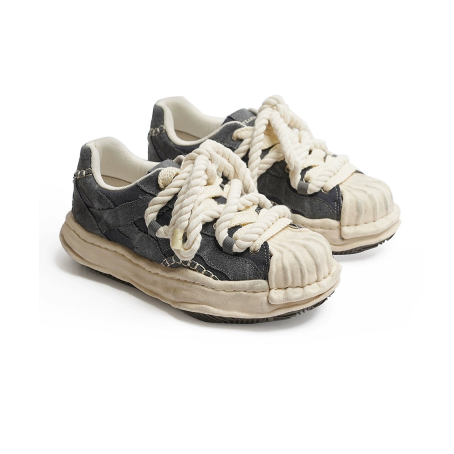 VINTAGE DISTRESSED ROPE SHOES