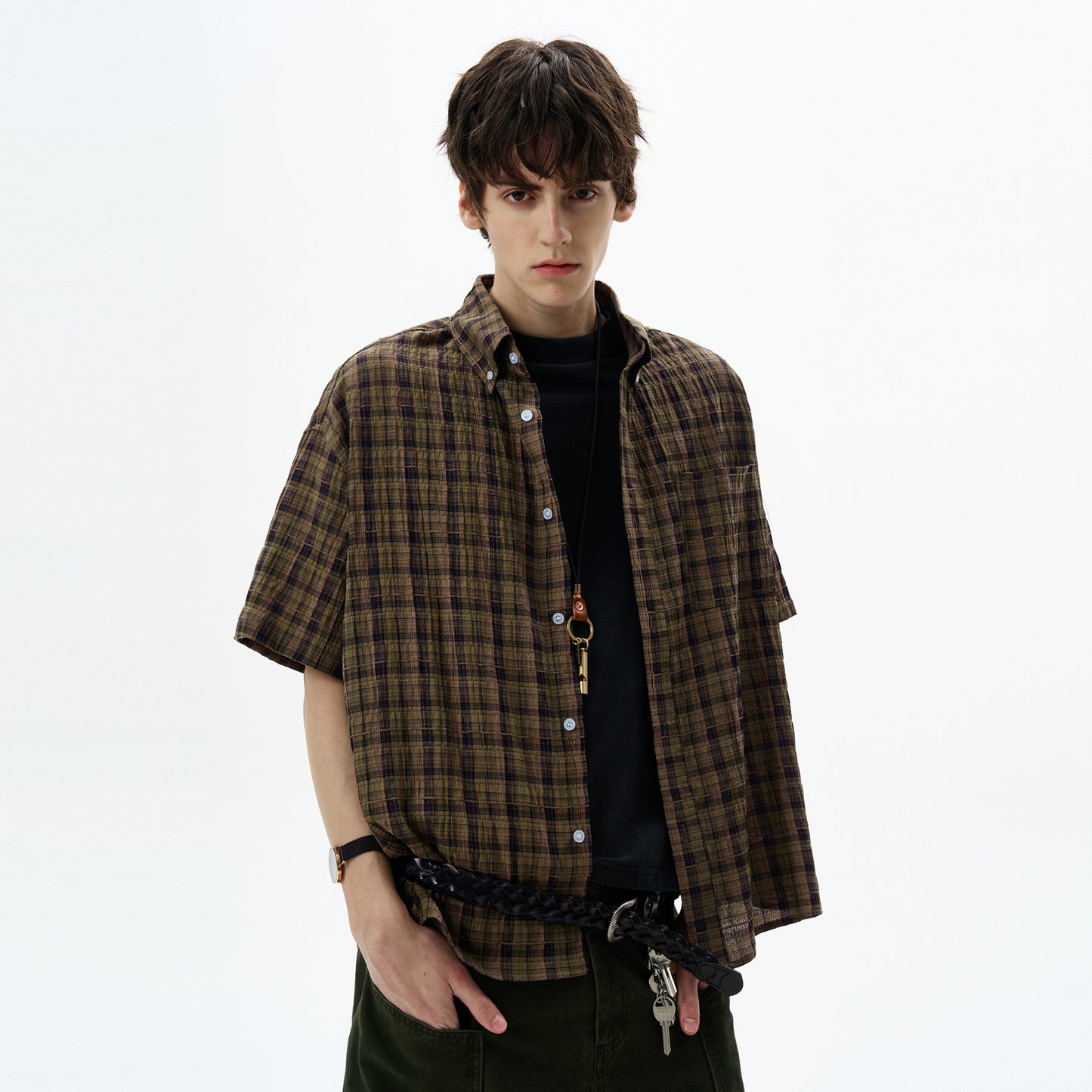 VINTAGE PLAID RELAXED SHIRT