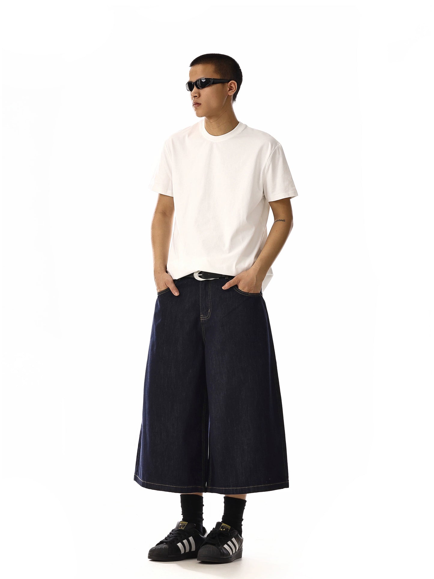 WASHED CLEANFIT DENIM SHORTS