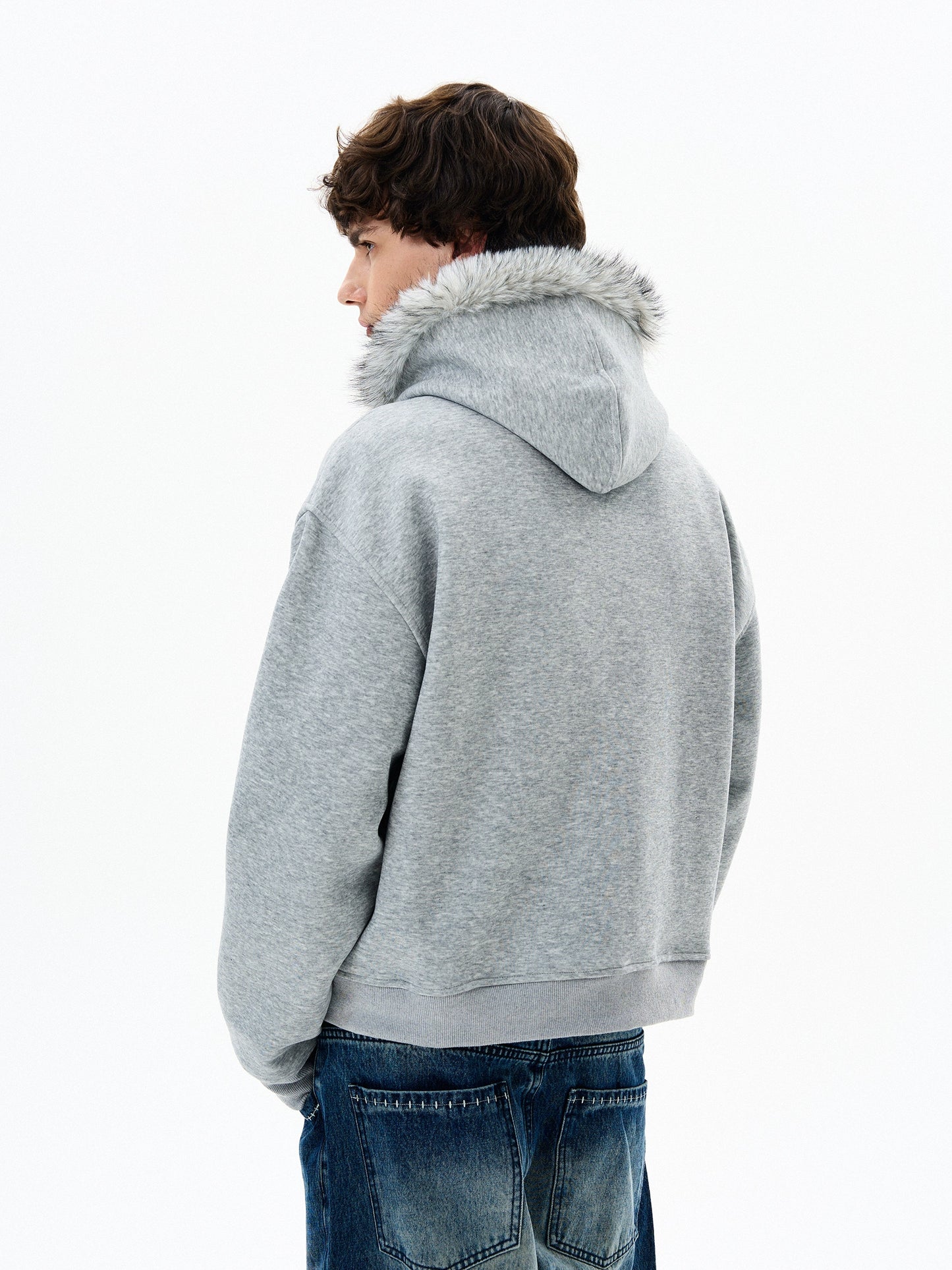 CLEANFIT FUR HOODED ZIP JACKET
