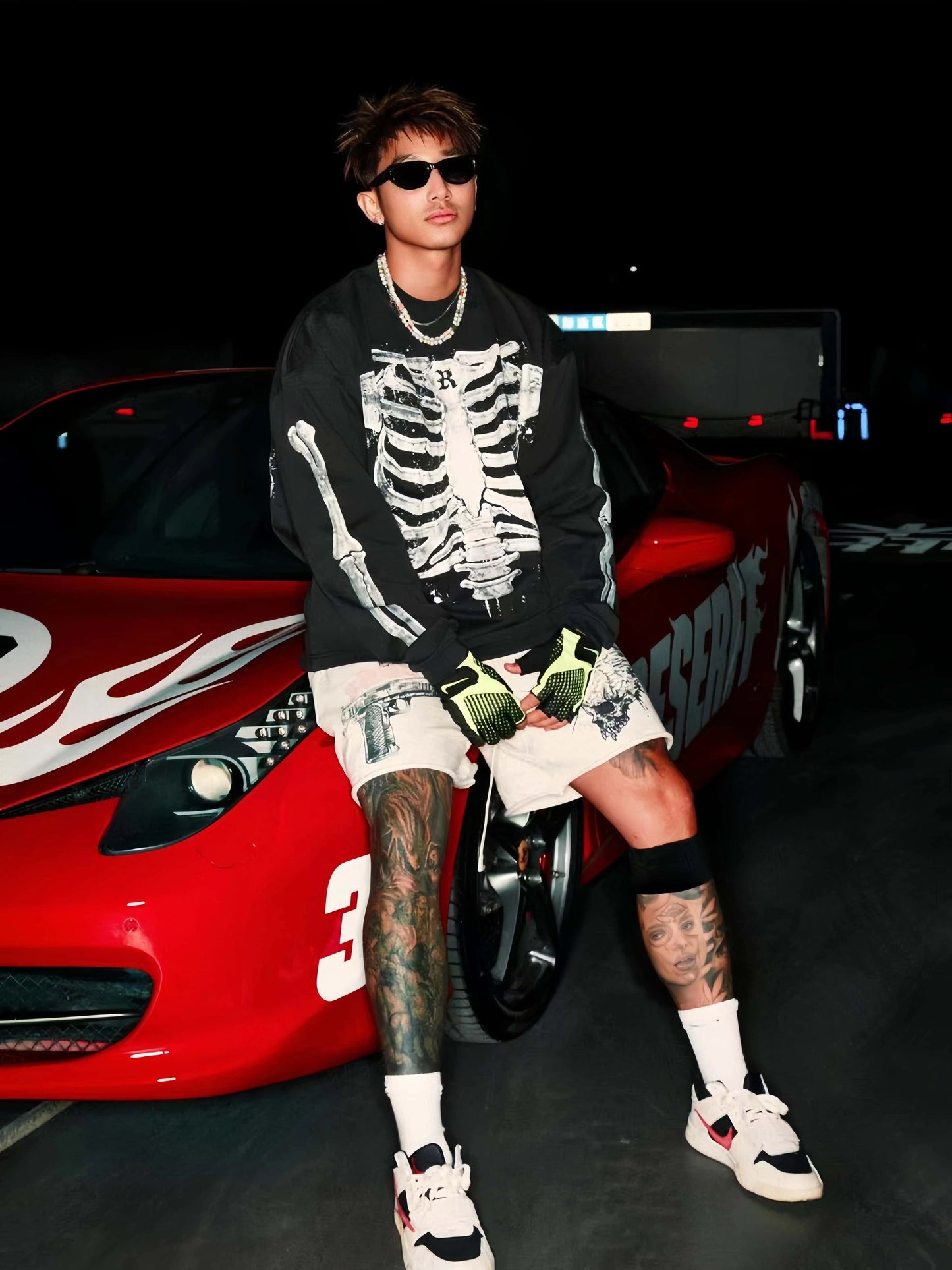 VINTAGE BONE LONG SLEEVE TEE