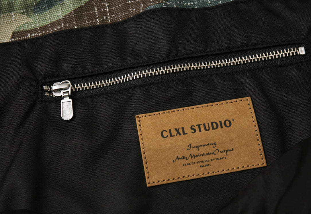MILITARY CAMOUFLAGE CROSSBODY BAG