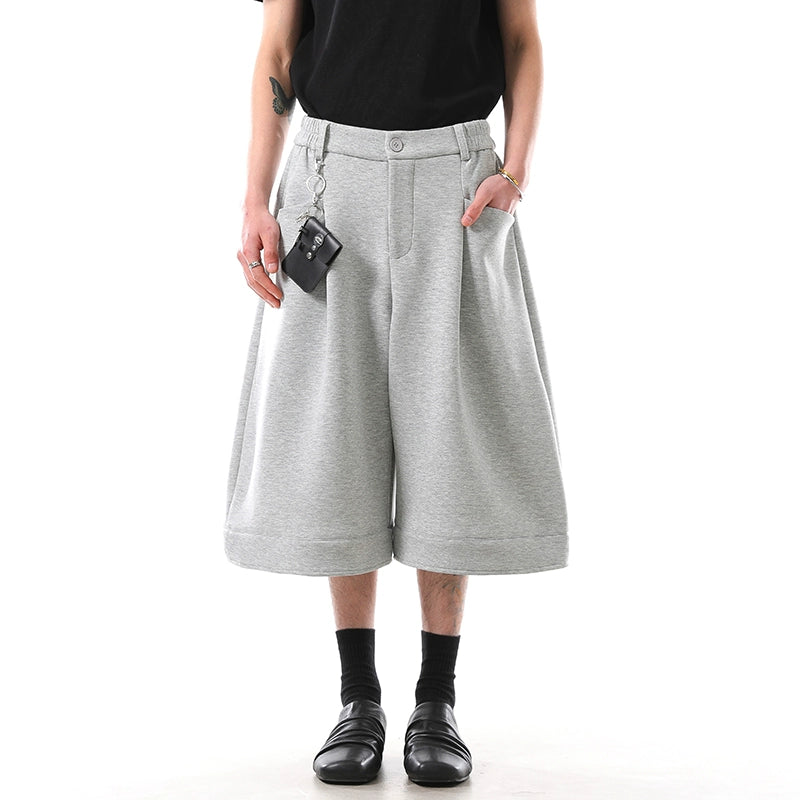 BELT LOOP SWEAT SHORT PANTS