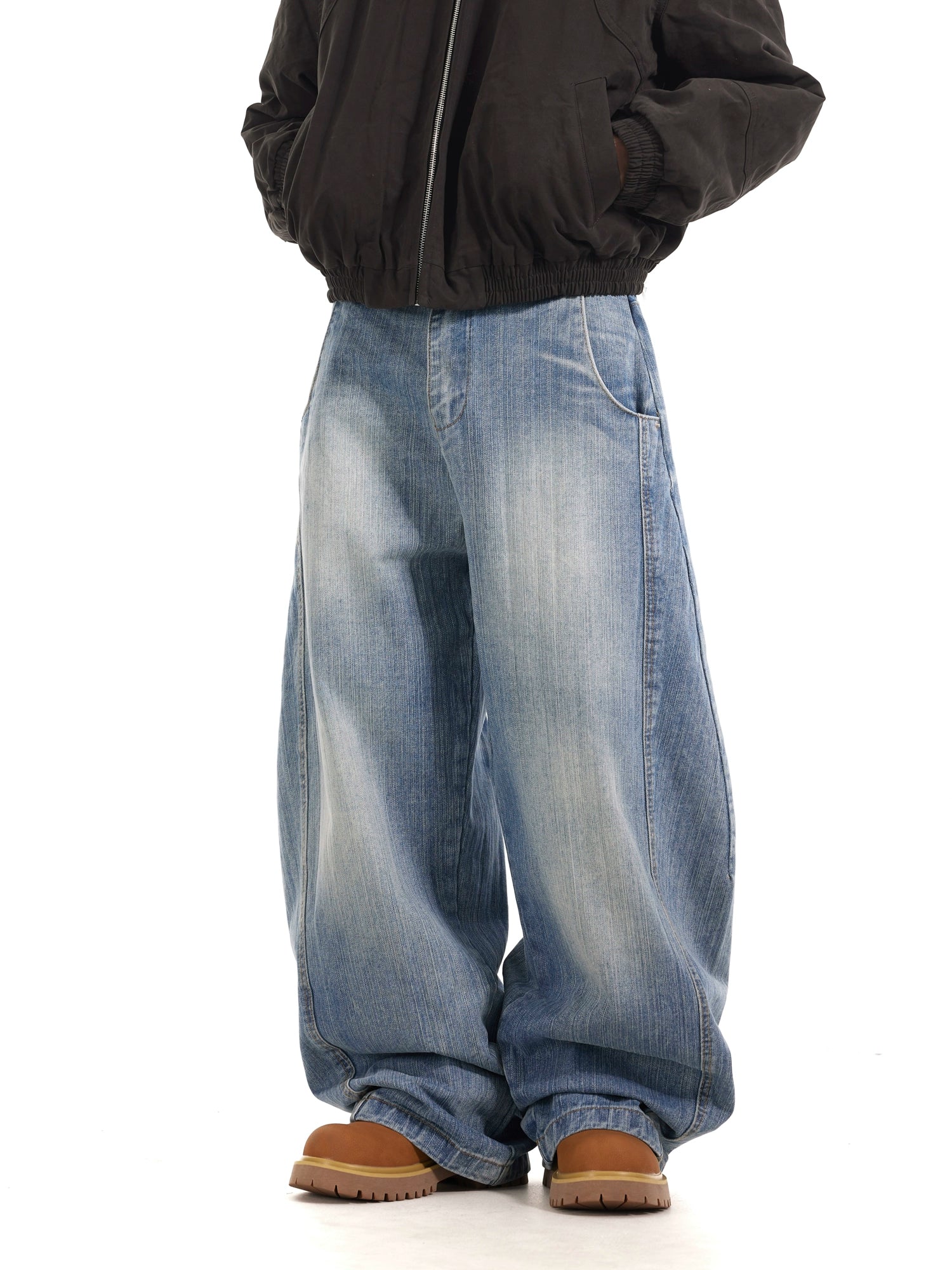 VINTAGE WASHED BAGGY DENIM PANTS – GEEK VINTAGE WASHED BAGGY DENIM PANTS – GEEK