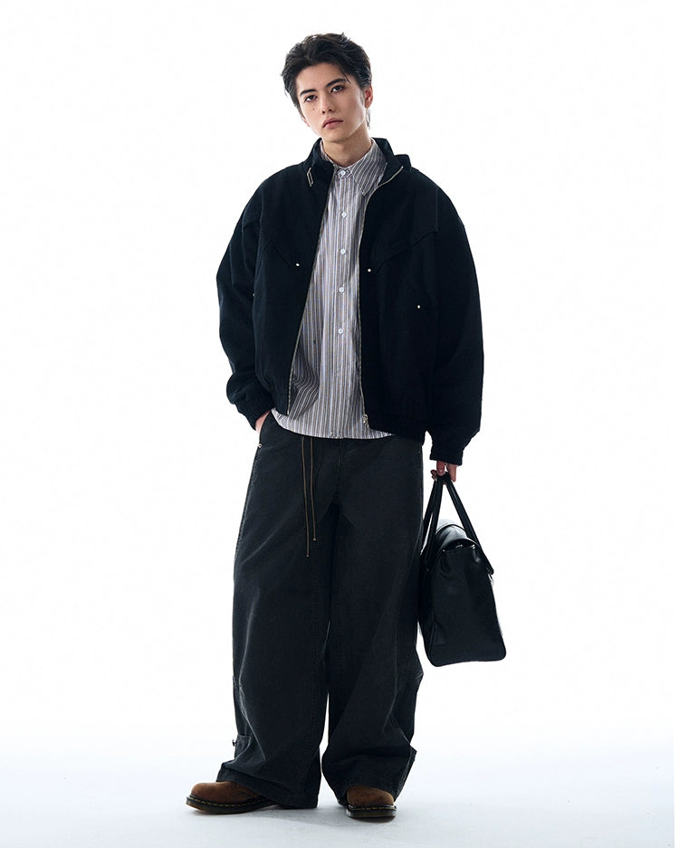 URBAN PANEL STRUCTURED ZIP JACKET