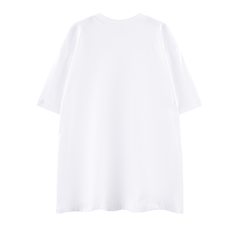 BLUE MONOTONE MODEL PRINT T-SHIRTS