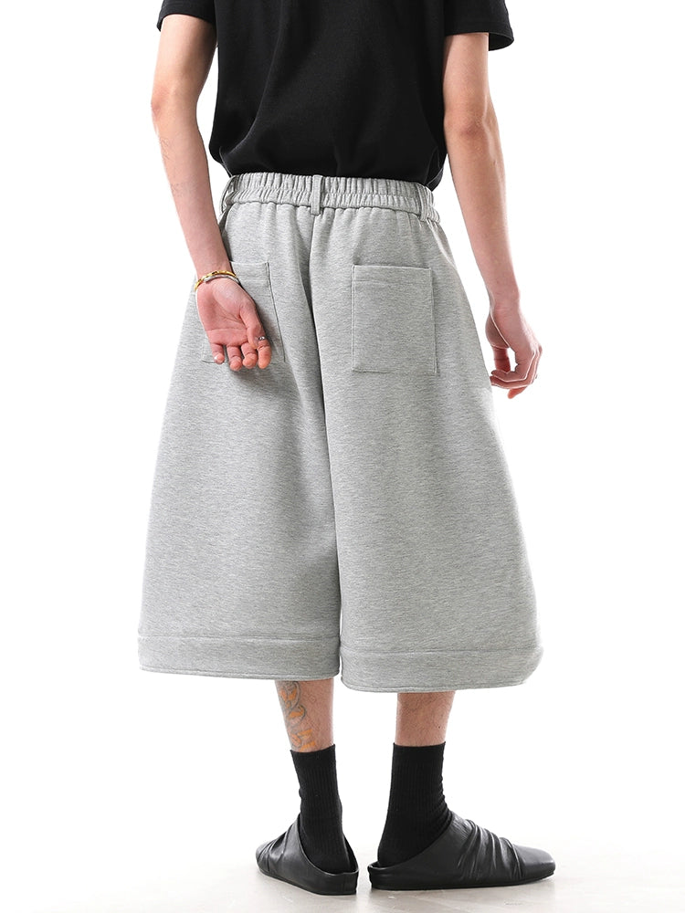 BELT LOOP SWEAT SHORT PANTS