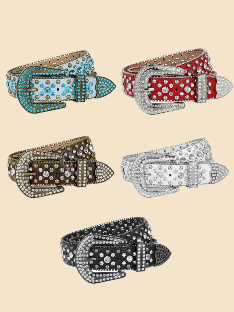 RHINESTONE ENCRUSTED BELT