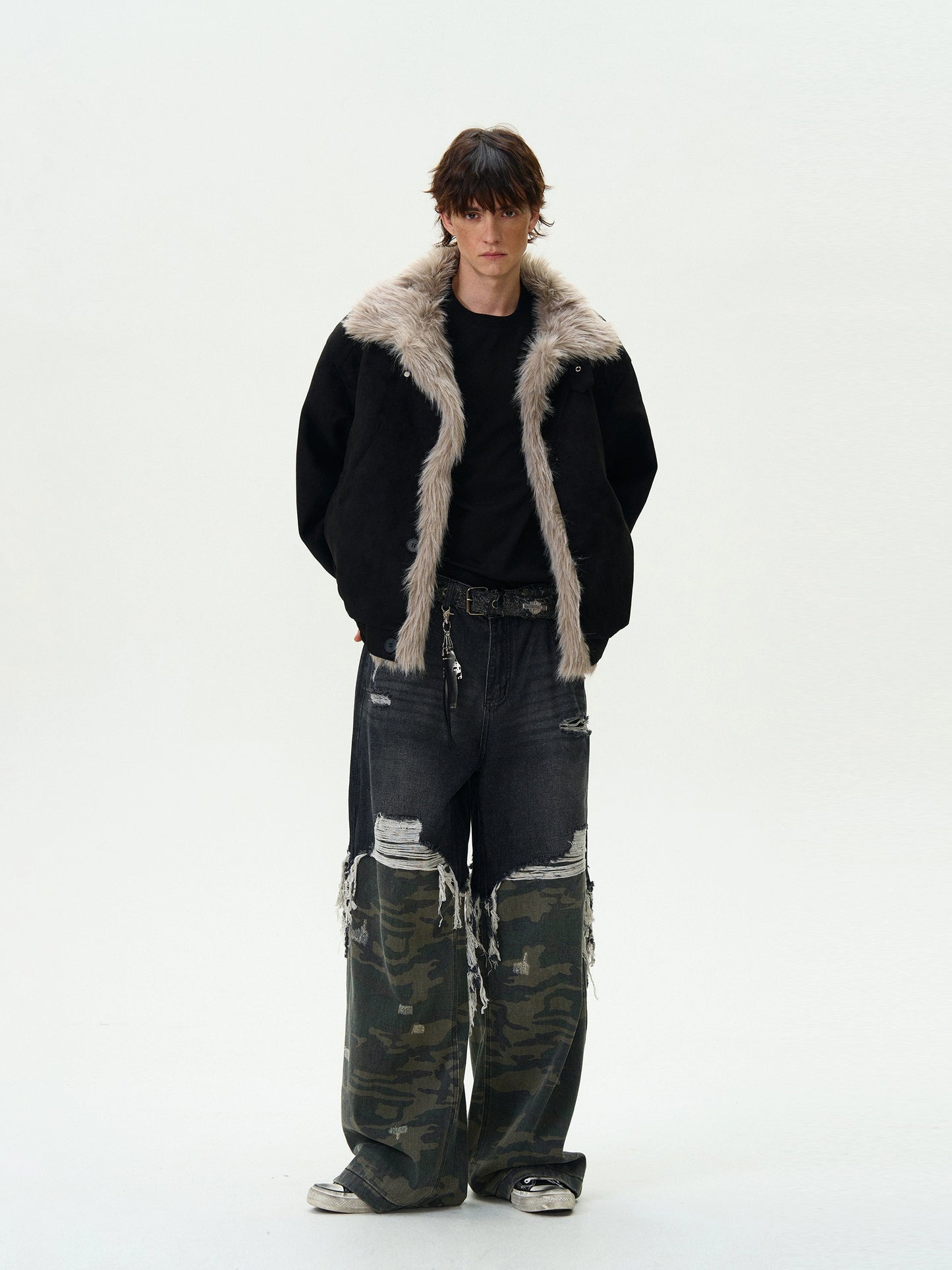 RETRO BRUSHED FUR JACKET