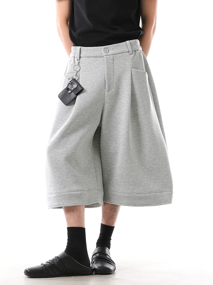 BELT LOOP SWEAT SHORT PANTS