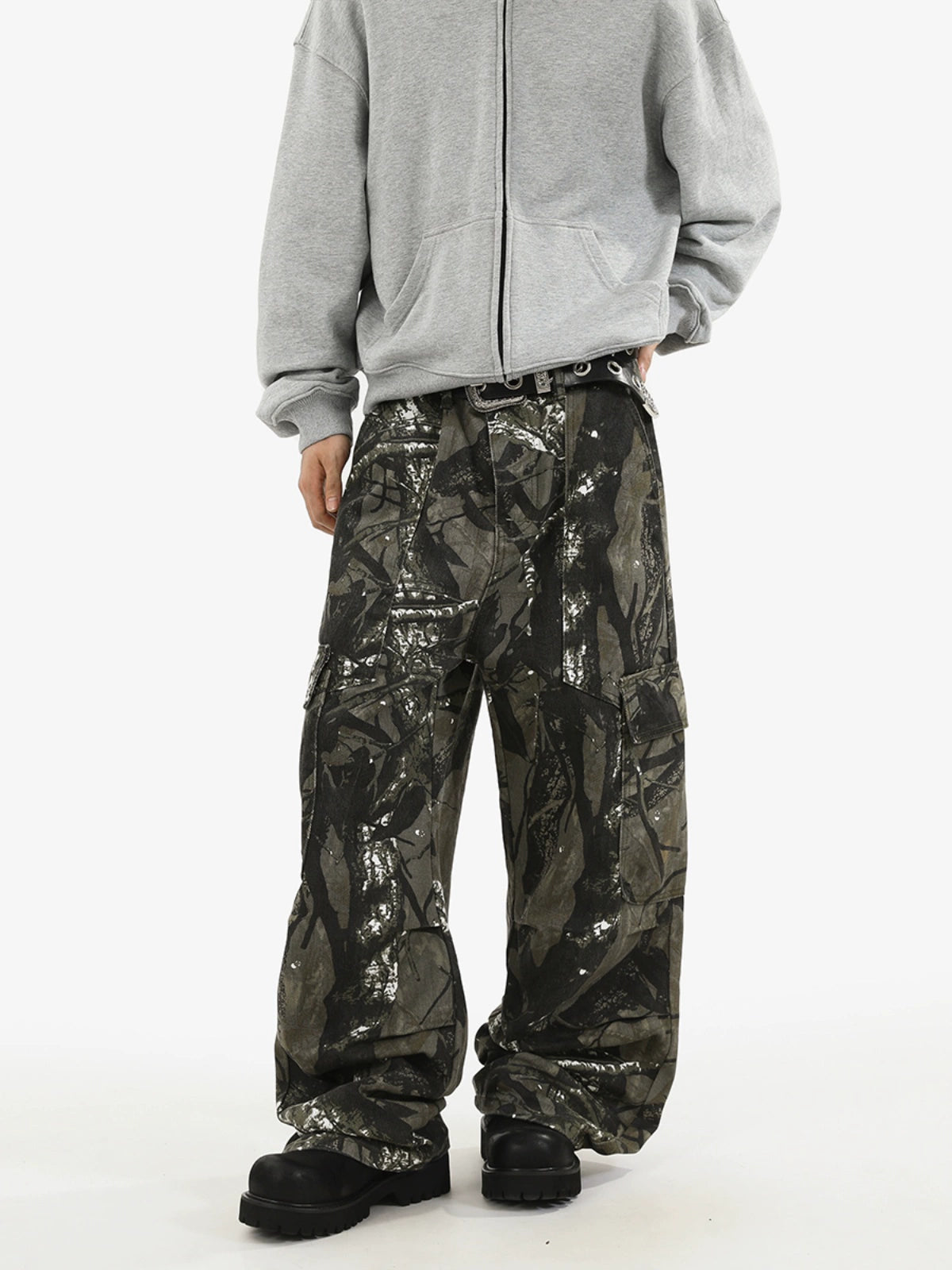 CAMOUFLAGE WIDELEG PANTS