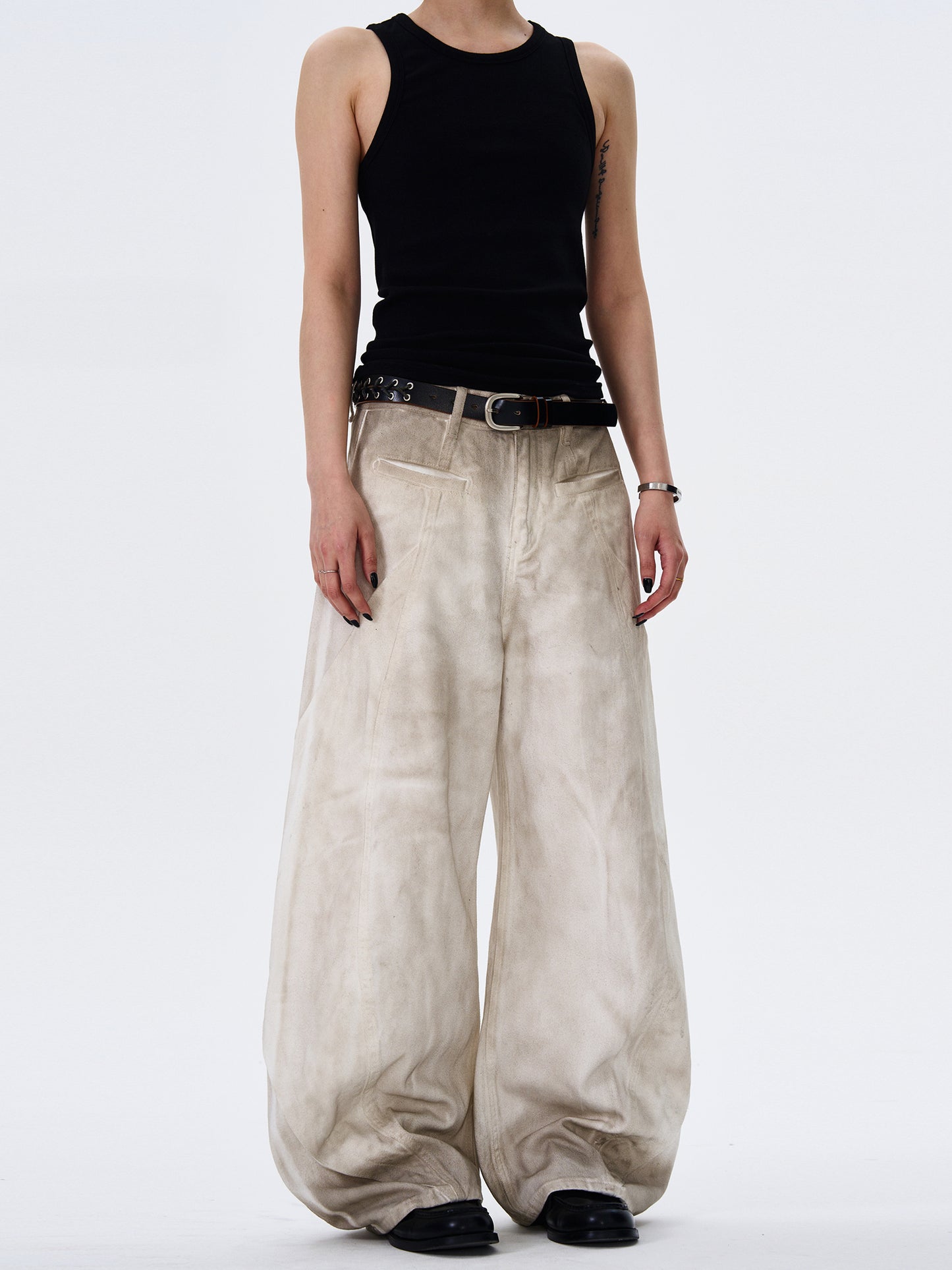 VINTAGE DISTRESSED DIRTYFIT PANTS