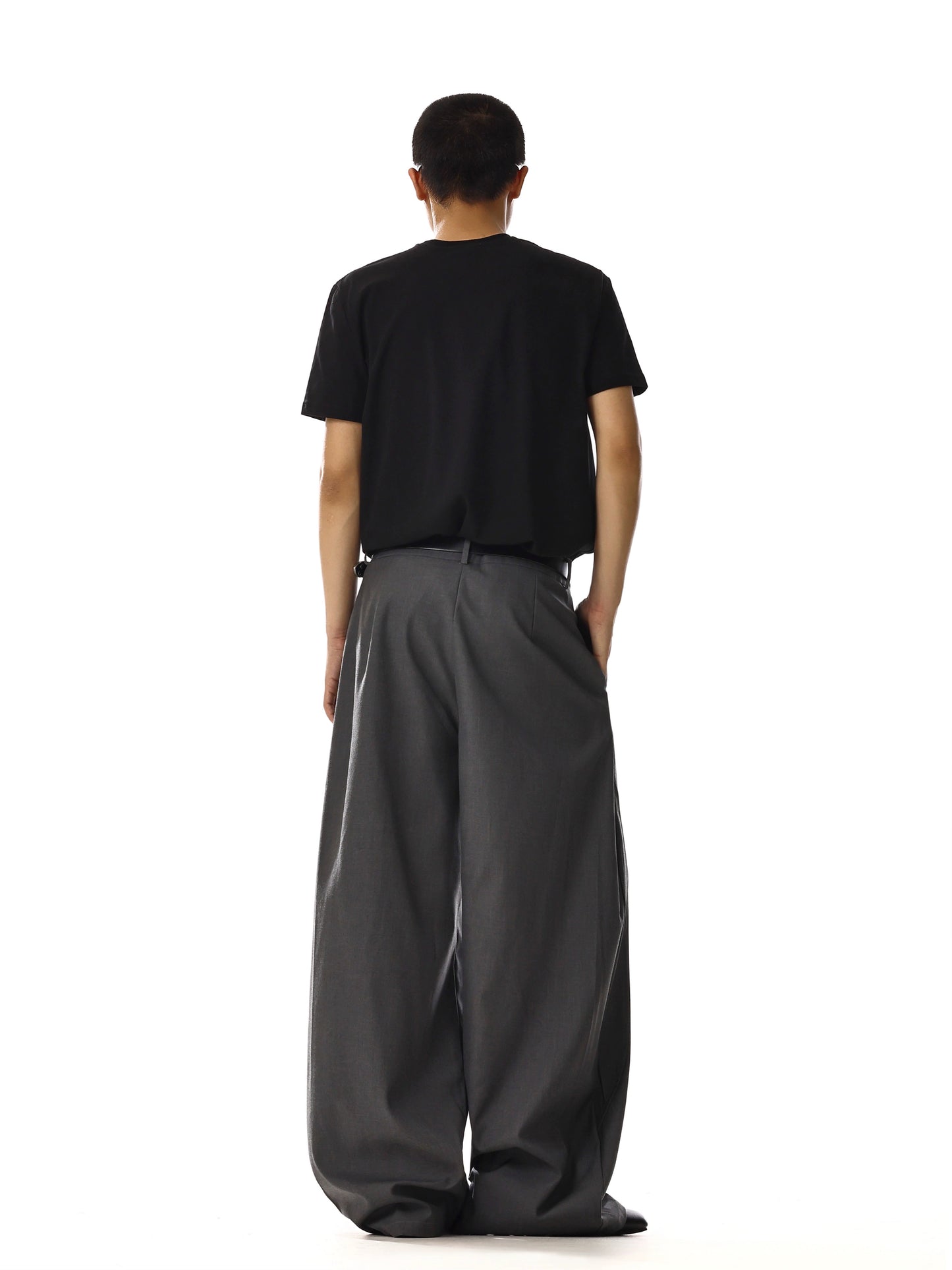 WIDE LEG TAILORED FLARE SLACKS