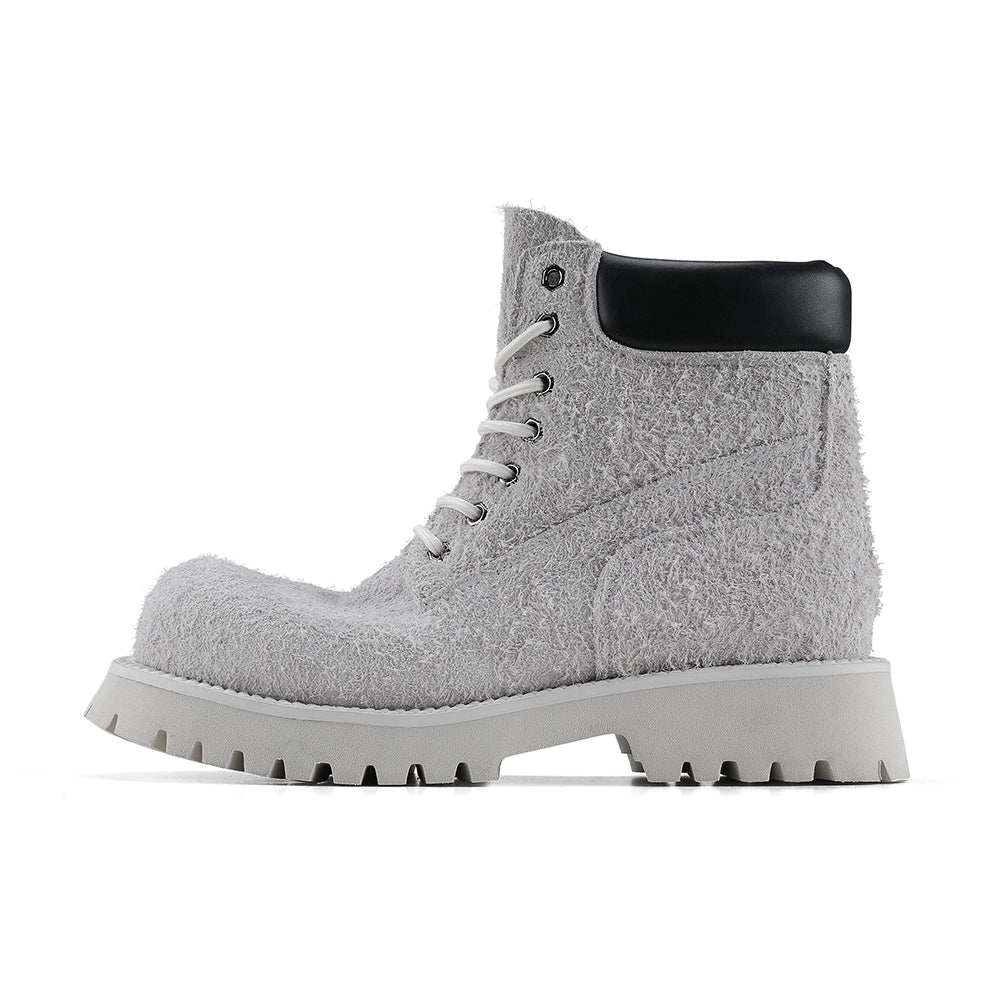 COWHIDE HIGHSOLE COMBAT BOOTS
