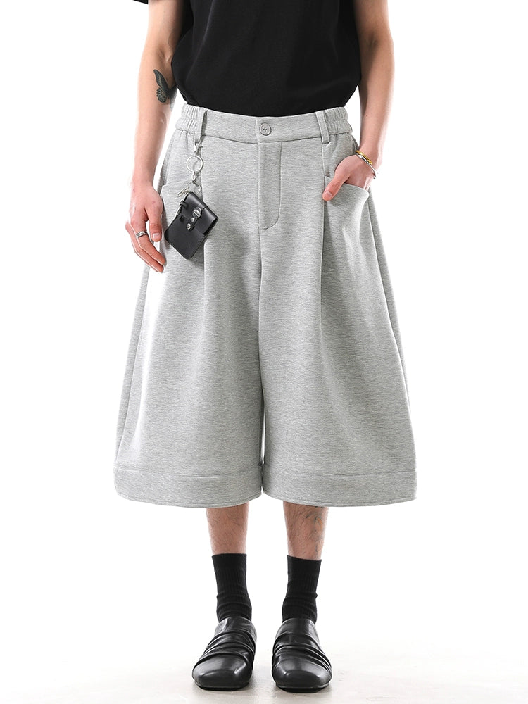 BELT LOOP SWEAT SHORT PANTS