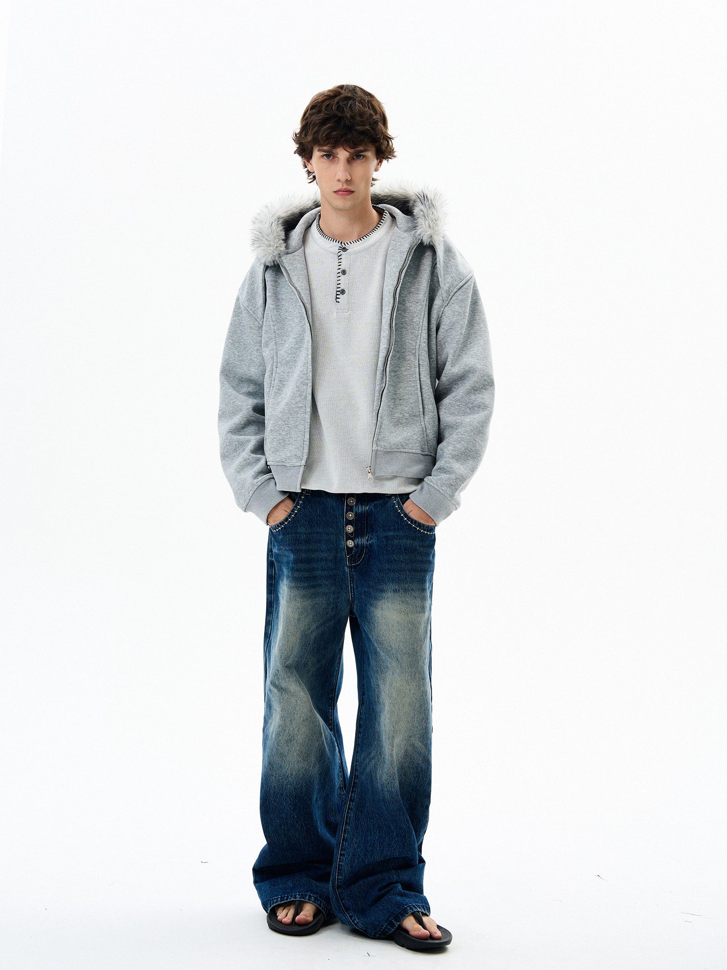 CLEANFIT FUR HOODED ZIP JACKET