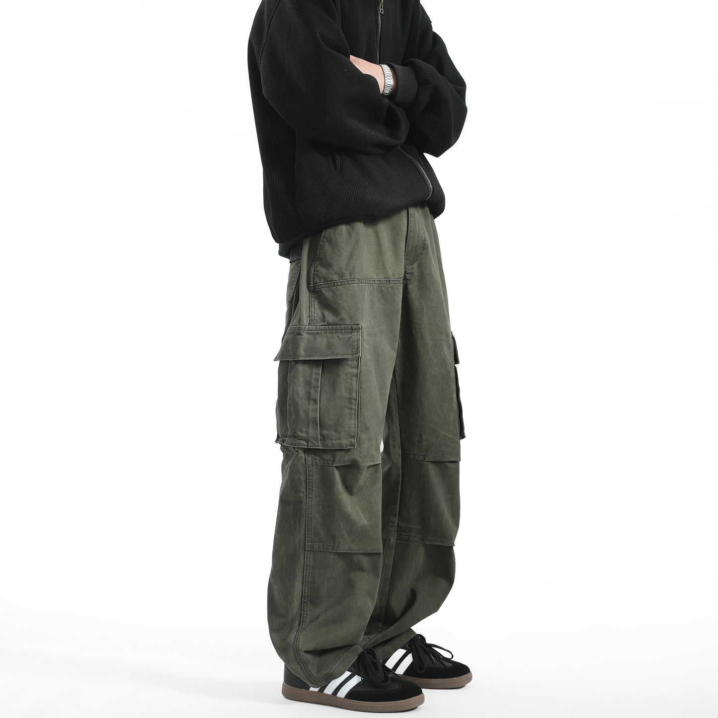 VINTAGE MULTI POCKET CARGO PANTS