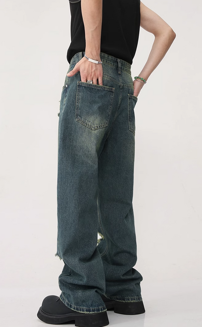 ORIGINAL DAMAGE DENIM PANTS JIN03