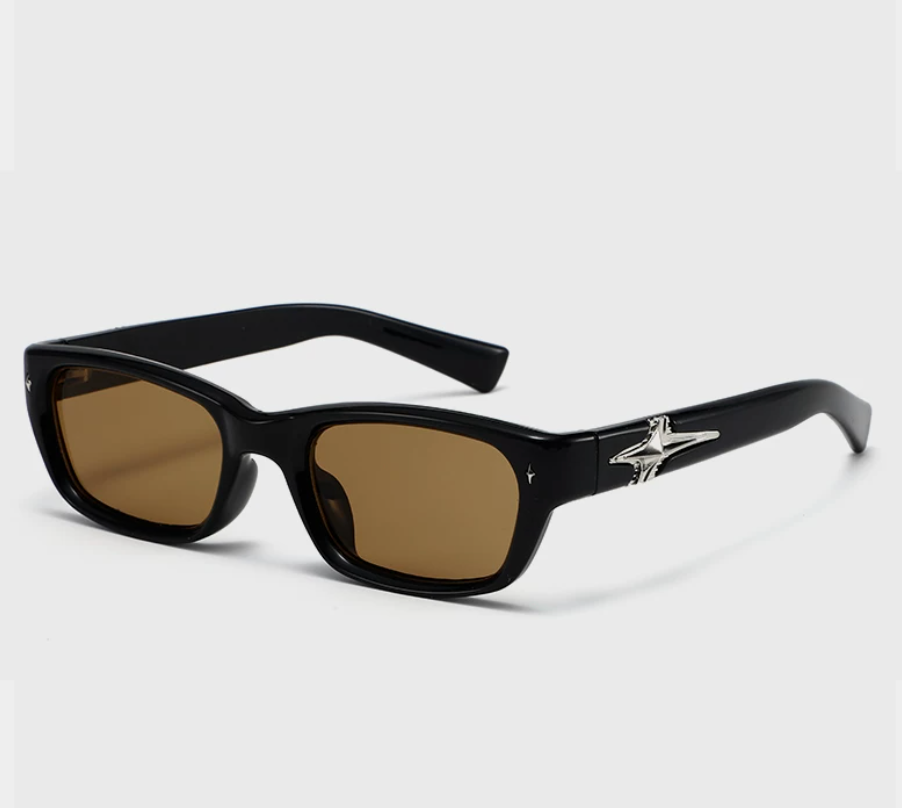 SILVER SPIKE SUNGLASSES