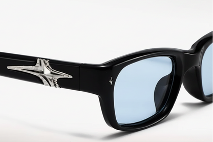 SILVER SPIKE SUNGLASSES