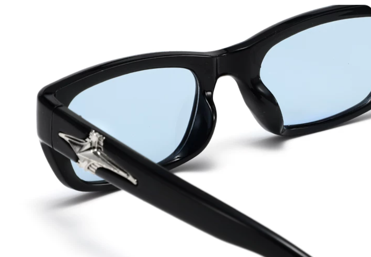 SILVER SPIKE SUNGLASSES