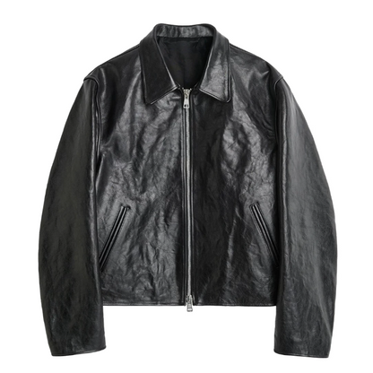 WRINKLE LEATHER JACKET