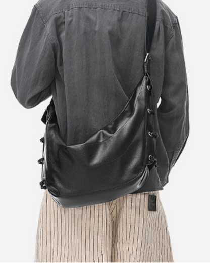 NOIR CRESCENT BAG