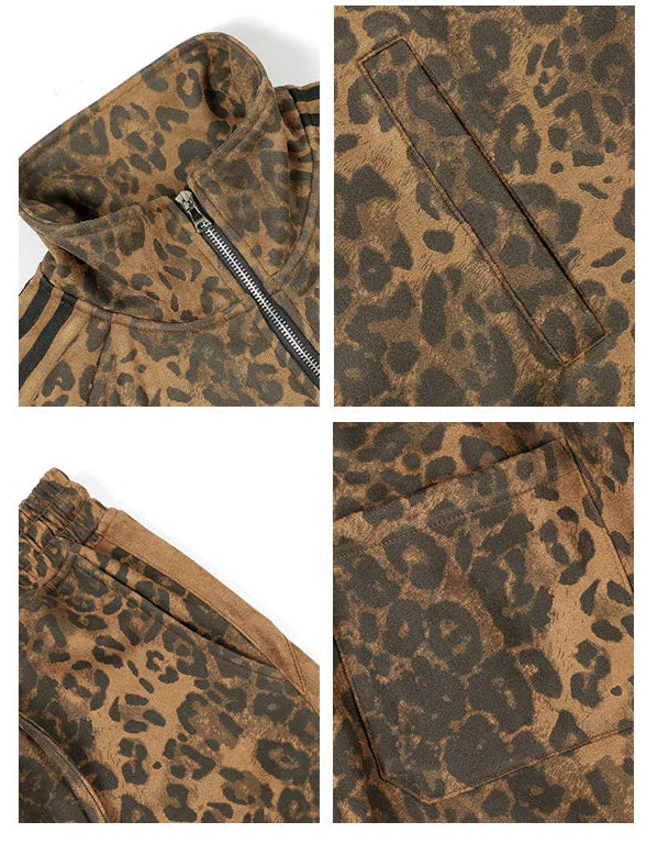 LEOPARD TRACK JACKET & PANTS