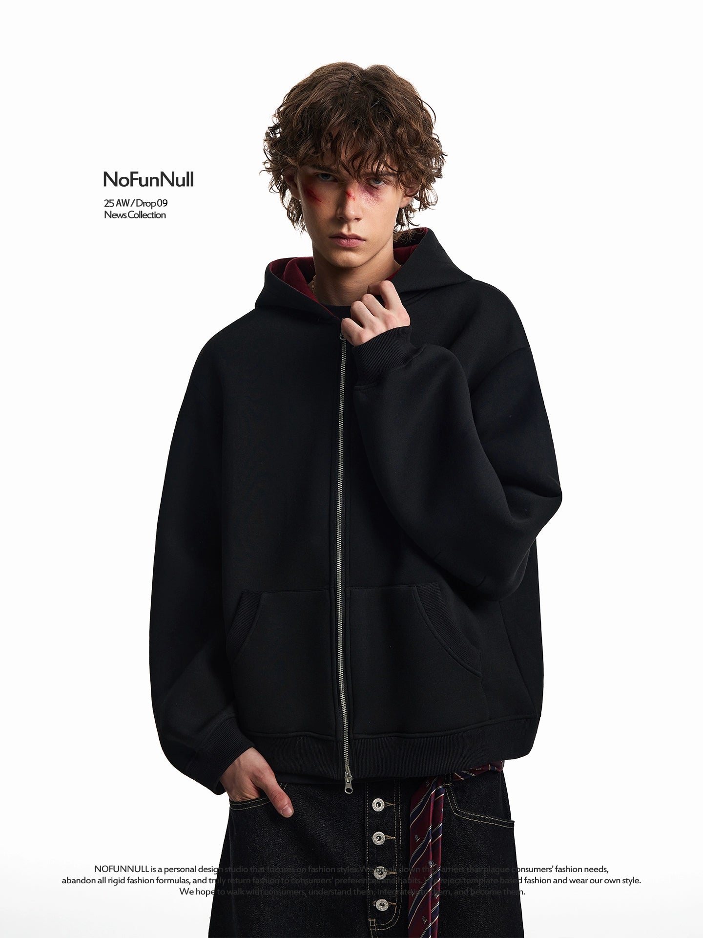 HEAVY SMOOTH CLEANFIT ZIPPED HOODIE