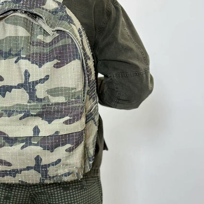 CAMOUFLAGE CANVAS BACKPACK