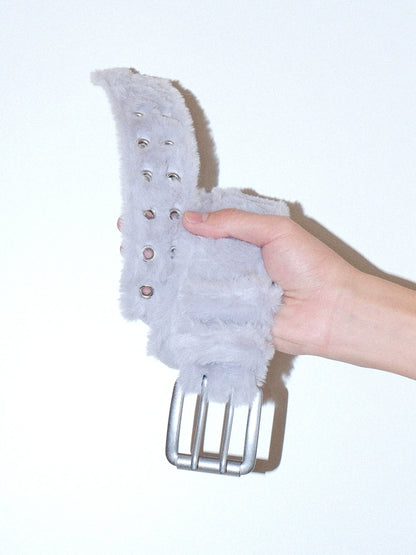 FUR GROMMET BELT