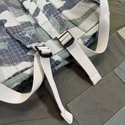CAMOUFLAGE CANVAS BACKPACK