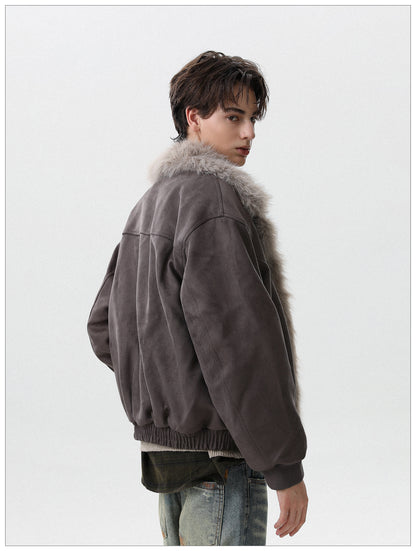 LUXE FUR COLLAR JACKET
